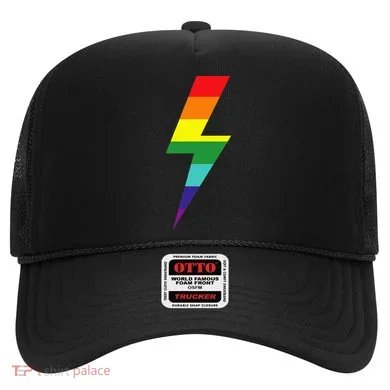 Rainbow Lightning Bolt Hat