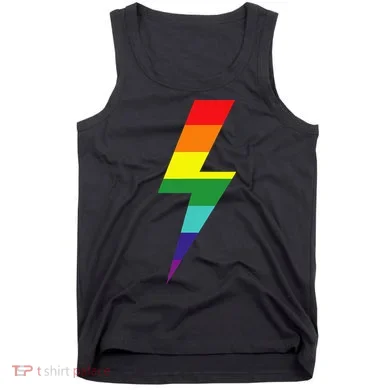 Rainbow Lightning Bolt Tank Top