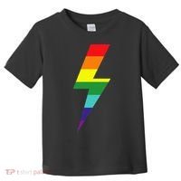 Rainbow Lightning Bolt Toddler T-Shirt thumb 0