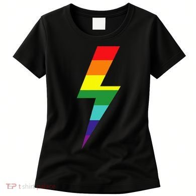 Rainbow Lightning Bolt Women's T-Shirt