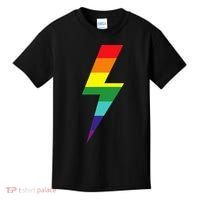 Rainbow Lightning Bolt Kids T-Shirt thumb 0
