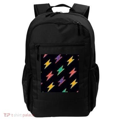 Retro Lightning Bolt Colorful Backpack