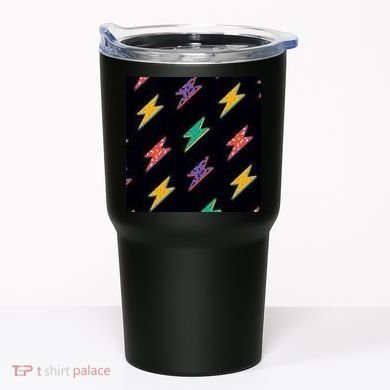 Retro Lightning Bolt Colorful Tumbler