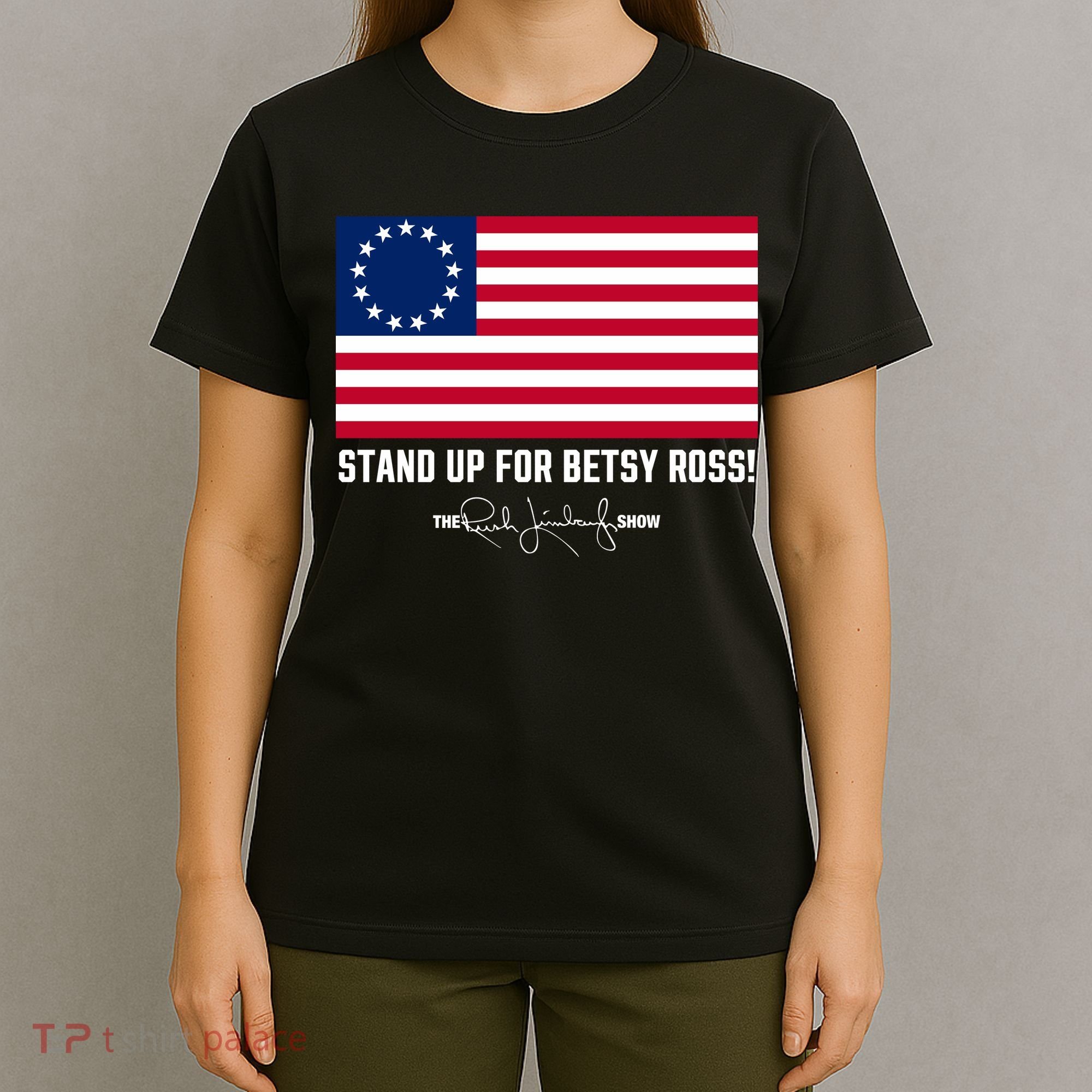Rush Limbaugh Betsy Ross Flag T-Shirt
