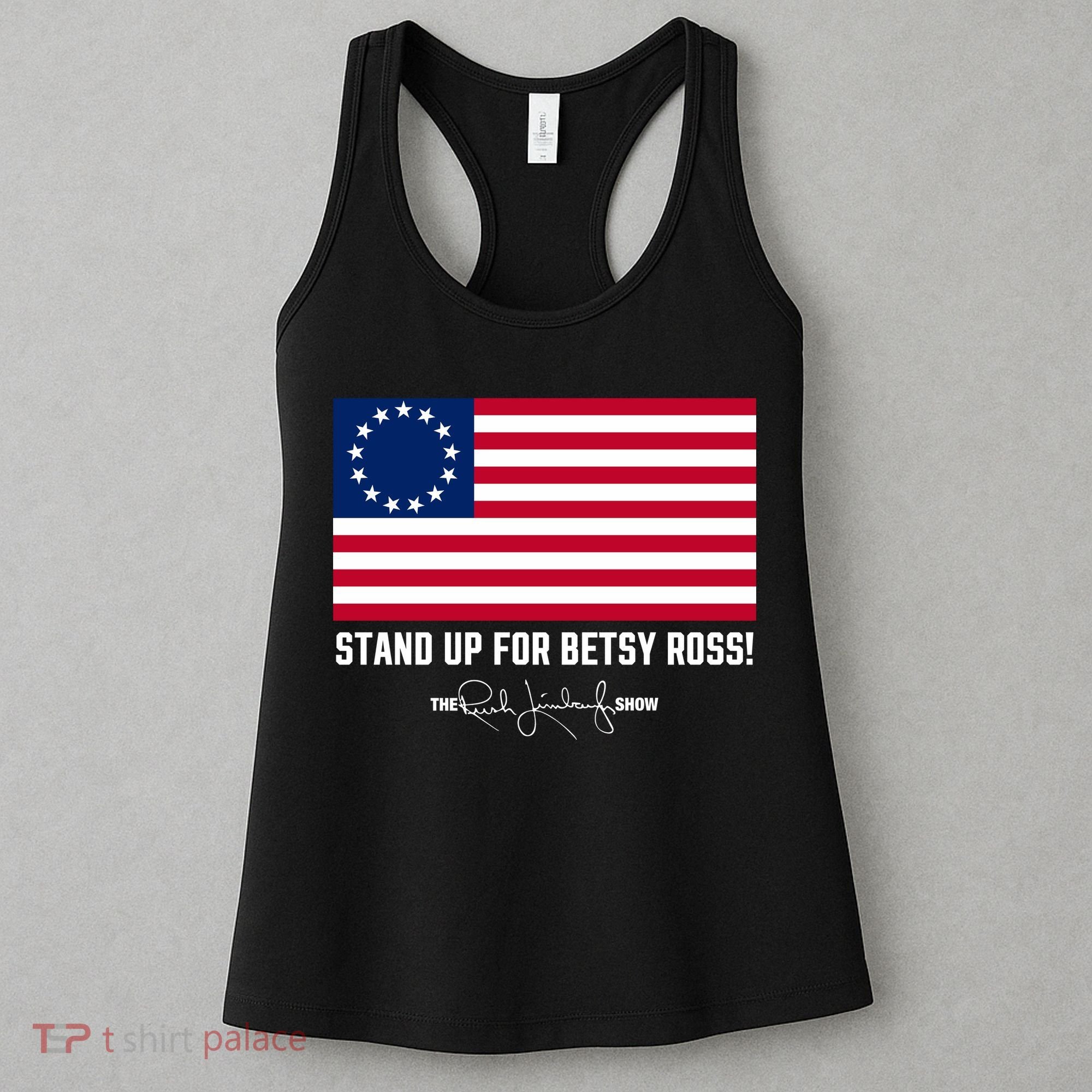 Rush Limbaugh Betsy Ross Flag Women's Tank Top
