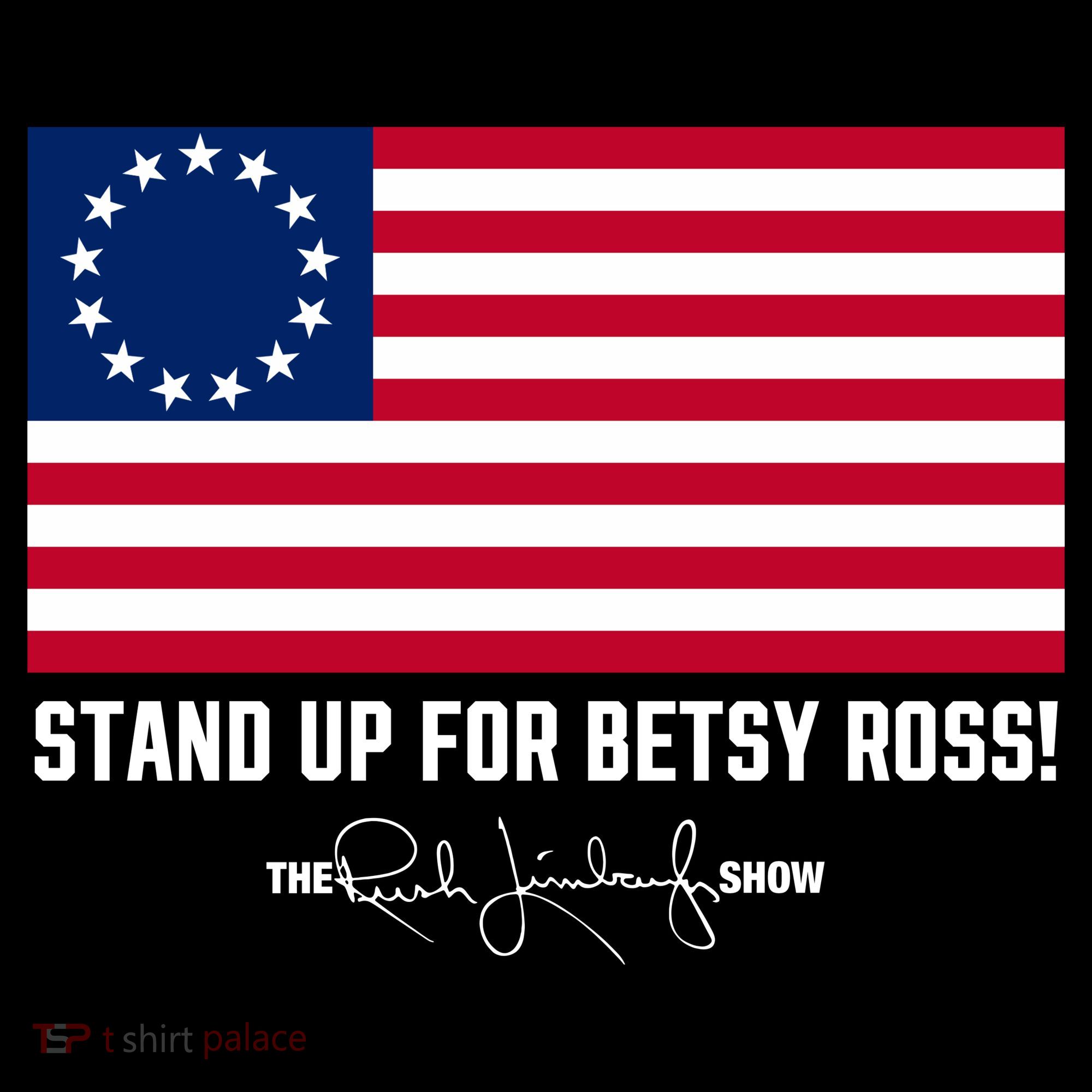 Rush Limbaugh Betsy Ross Flag Tank Top