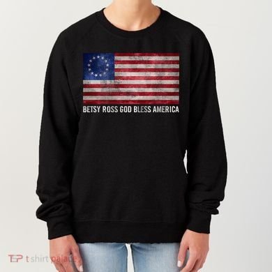 Rush Limbaugh Betsy Ross God Bless America Women's Sweatshirt