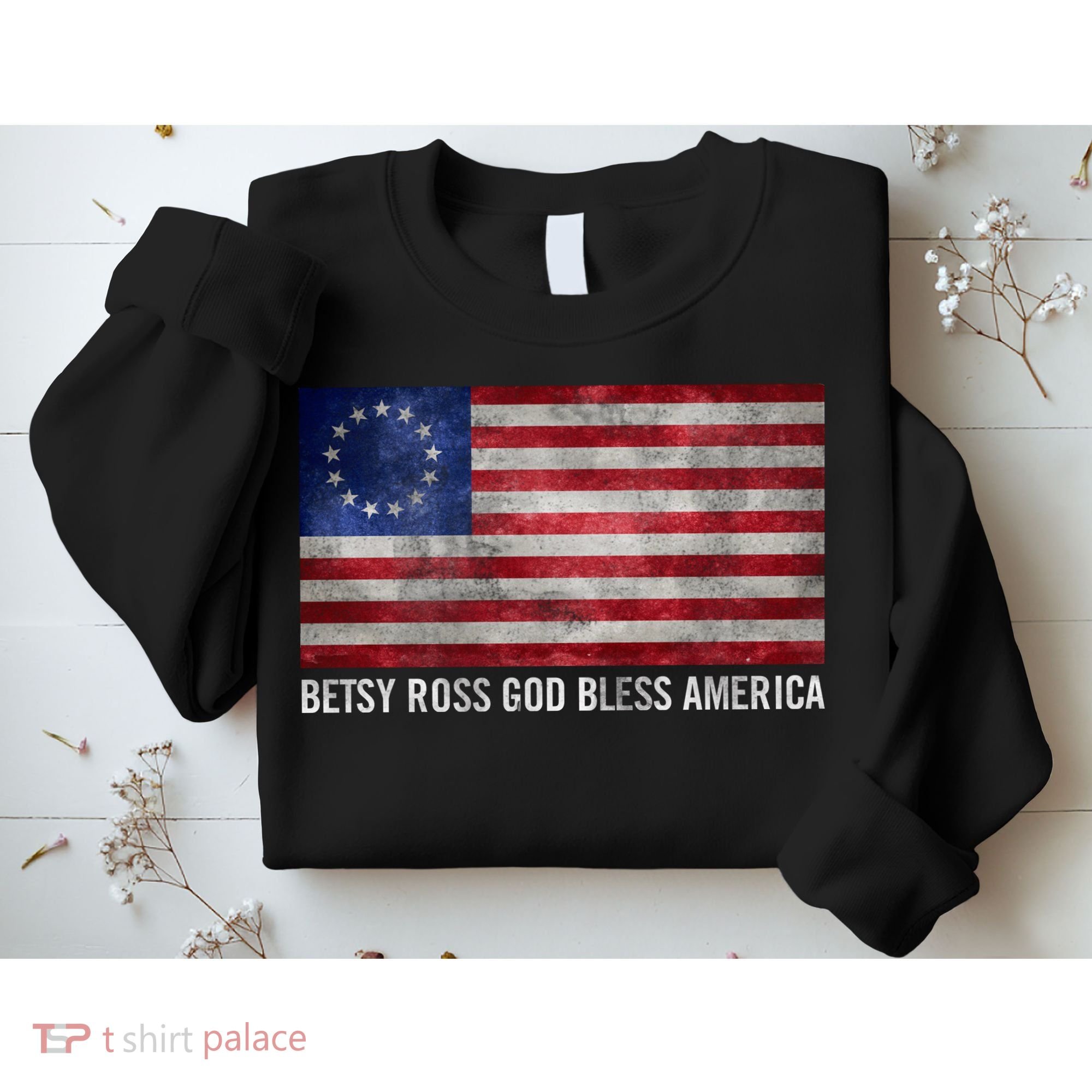 Rush Limbaugh Betsy Ross God Bless America Sweatshirt