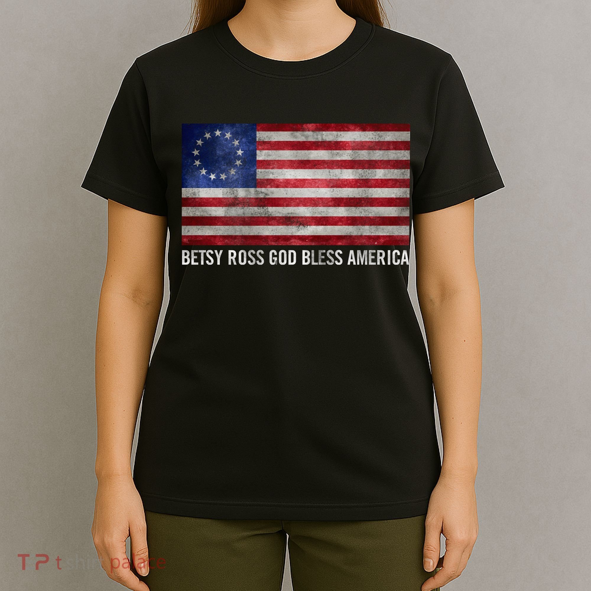 Rush Limbaugh Betsy Ross God Bless America T-Shirt