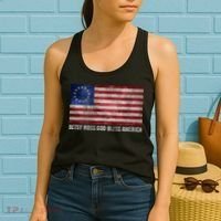 Rush Limbaugh Betsy Ross God Bless America Women's Tank Top thumb 2