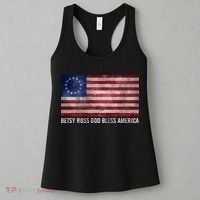 Rush Limbaugh Betsy Ross God Bless America Women's Tank Top thumb 3