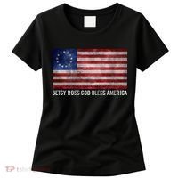 Rush Limbaugh Betsy Ross God Bless America Women's T-Shirt thumb 0