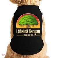 Retro Lahaina Banyan Tree Strong Since 1873 Support Maui Hawaii Doggie Tank thumb 0