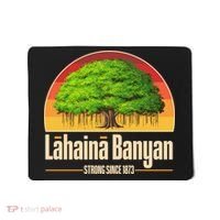 Retro Lahaina Banyan Tree Strong Since 1873 Support Maui Hawaii Mousepad thumb 0