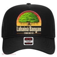 Retro Lahaina Banyan Tree Strong Since 1873 Support Maui Hawaii Hat thumb 0