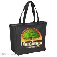 Retro Lahaina Banyan Tree Strong Since 1873 Support Maui Hawaii Tote Bag thumb 2