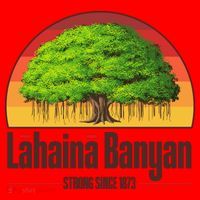 Retro Lahaina Banyan Tree Strong Since 1873 Support Maui Hawaii Santa Hat thumb 1