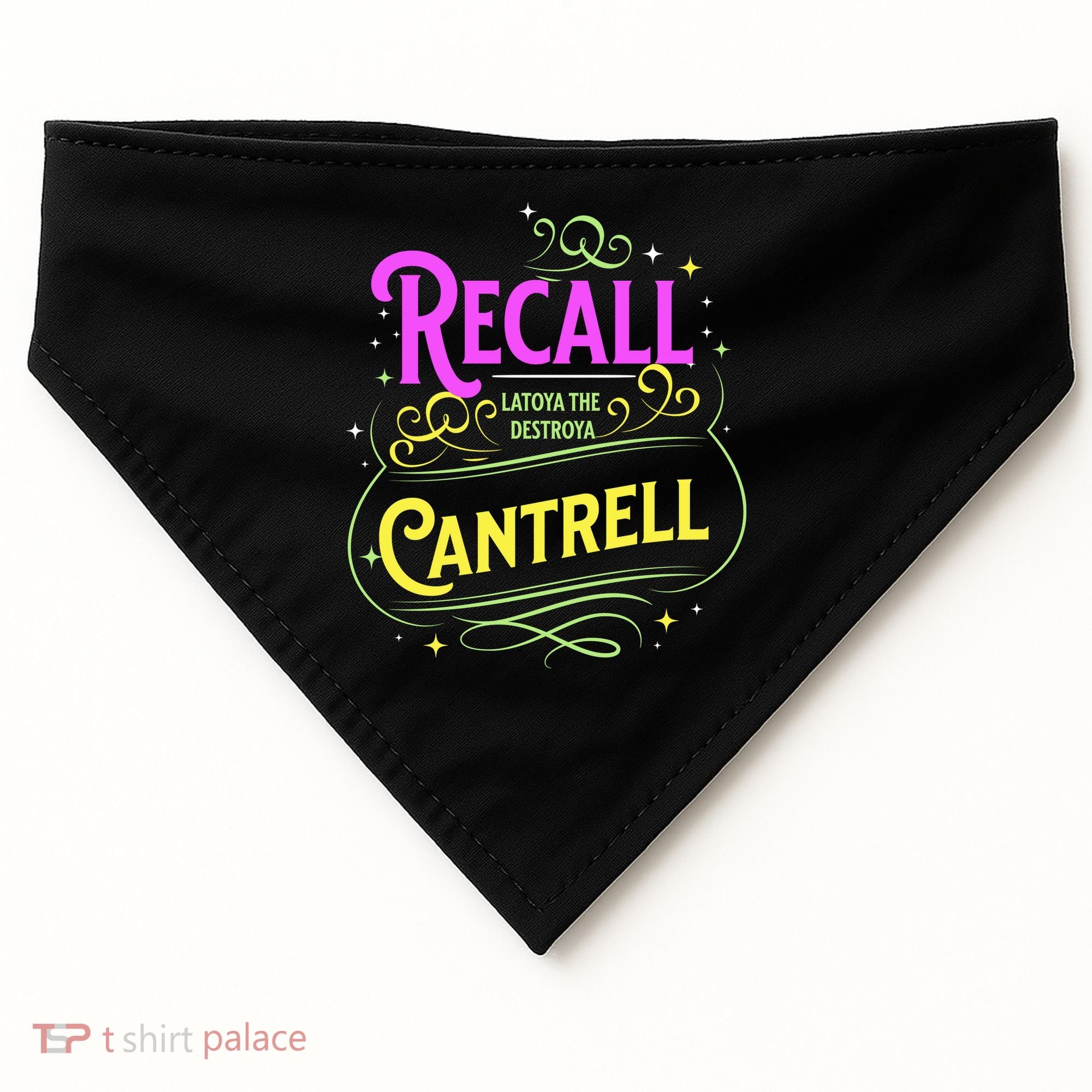 Recall Latoya Cantrell Mardi Gras USA-Made Doggie Bandana