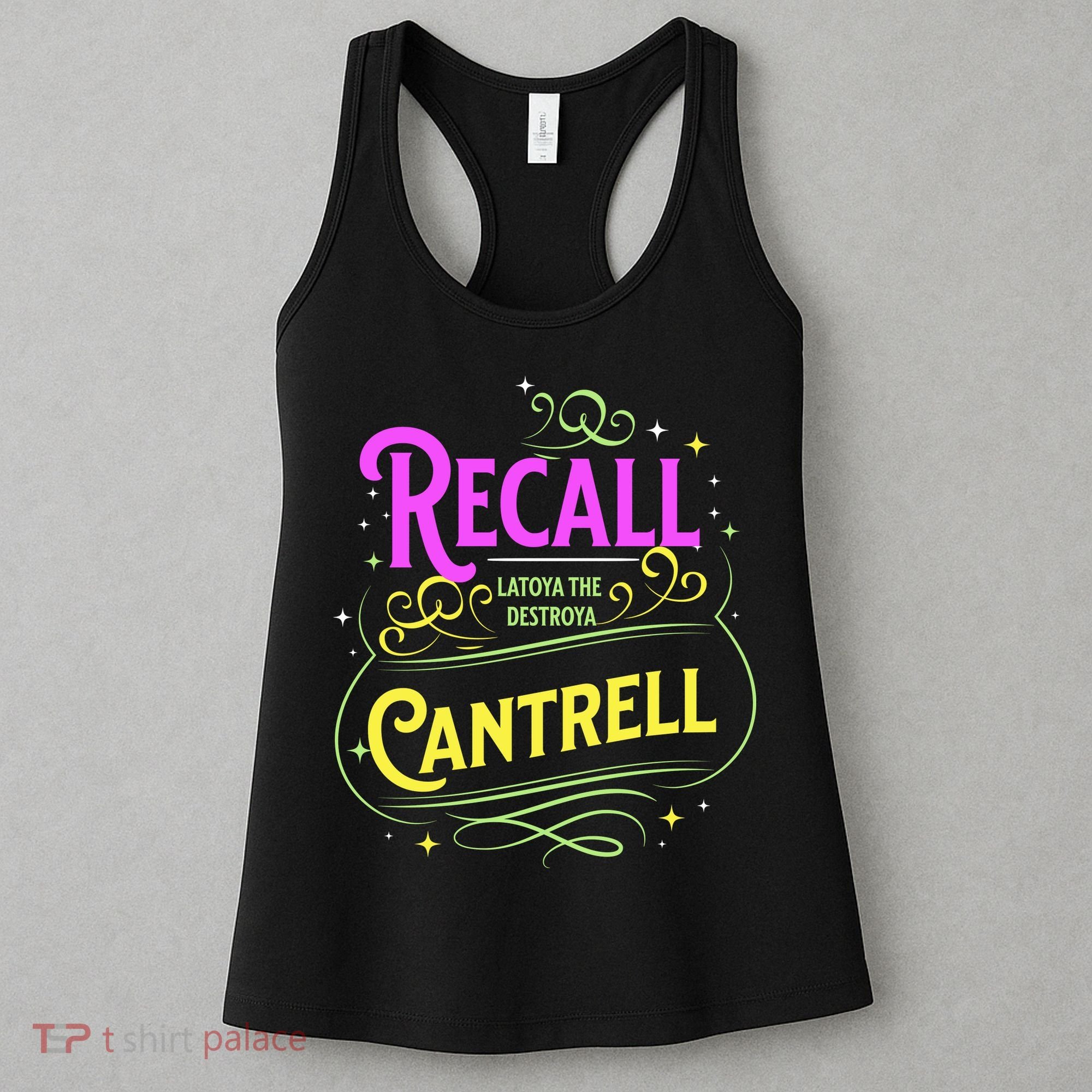 Recall Latoya Cantrell Mardi Gras Women's Tank Top