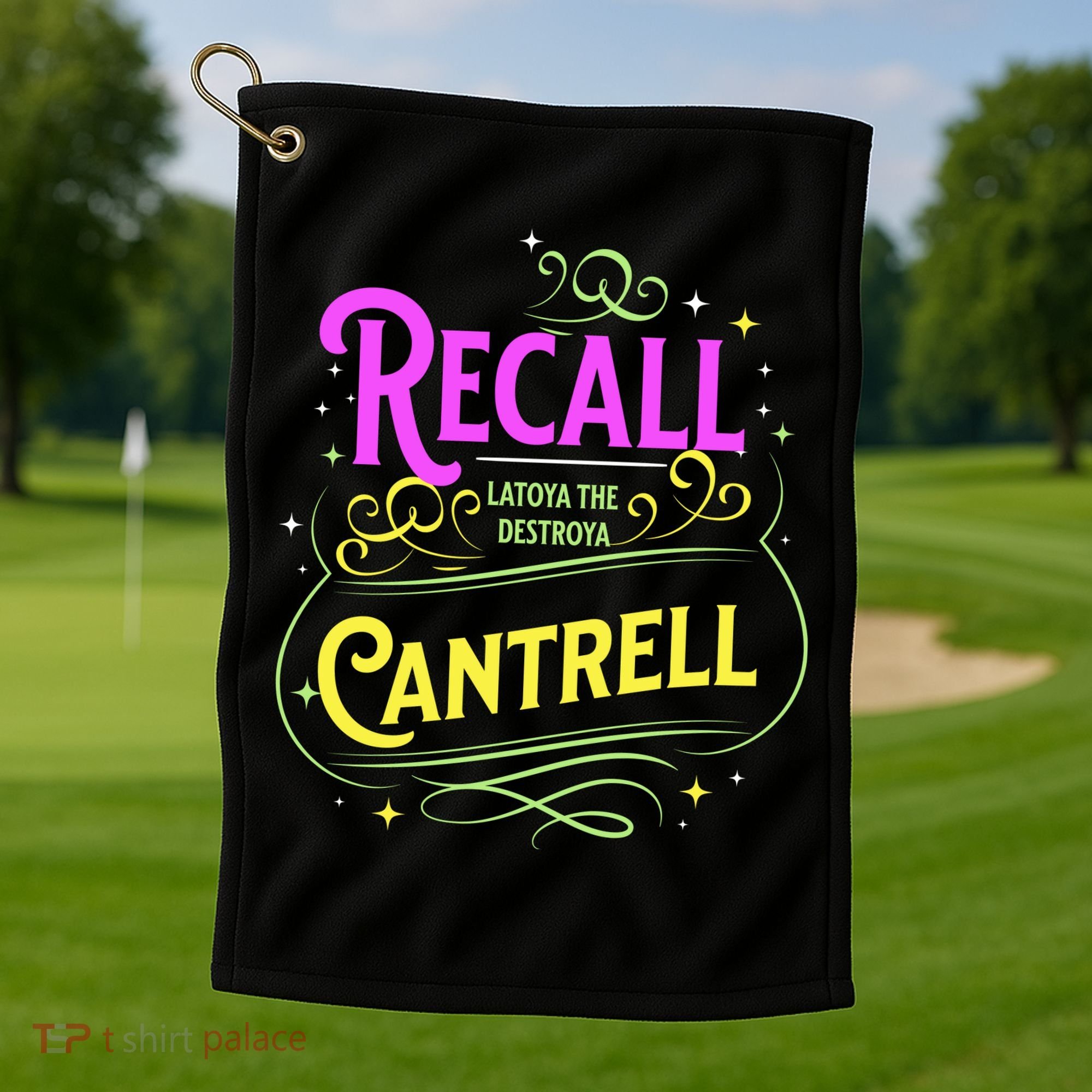 Recall Latoya Cantrell Mardi Gras Golf Towel