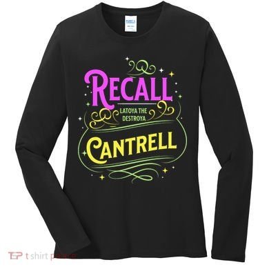 Recall Latoya Cantrell Mardi Gras Women's Long Sleeve Shirt
