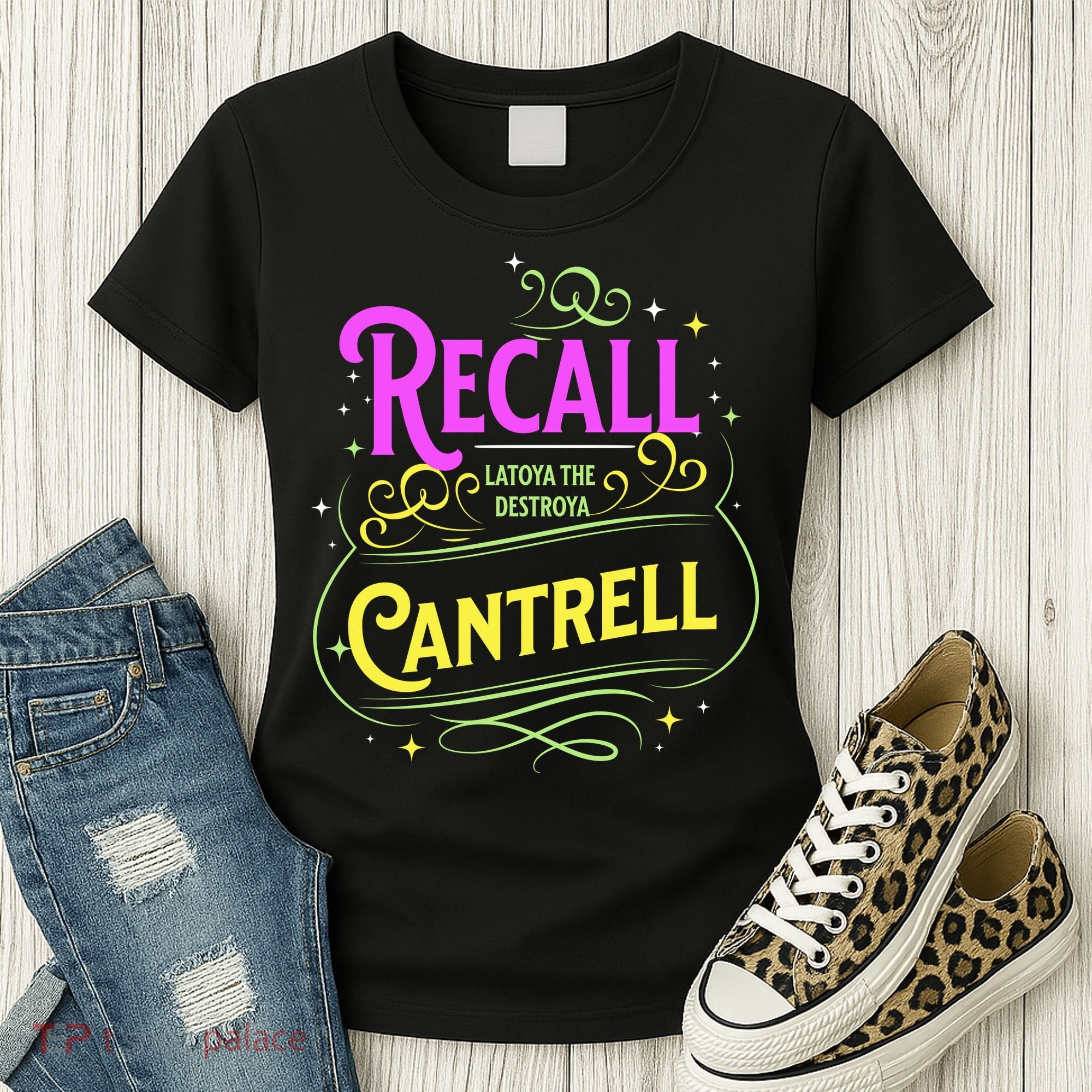 Recall Latoya Cantrell Mardi Gras Women's T-Shirt