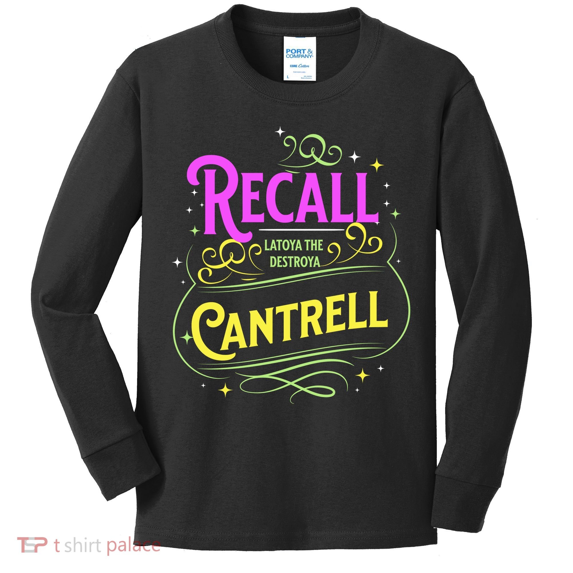 Recall Latoya Cantrell Mardi Gras Kids Long Sleeve Shirt