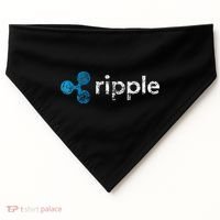 Ripple Logo Crypto Xrp Coin Hodler Fan USA-Made Doggie Bandana thumb 0