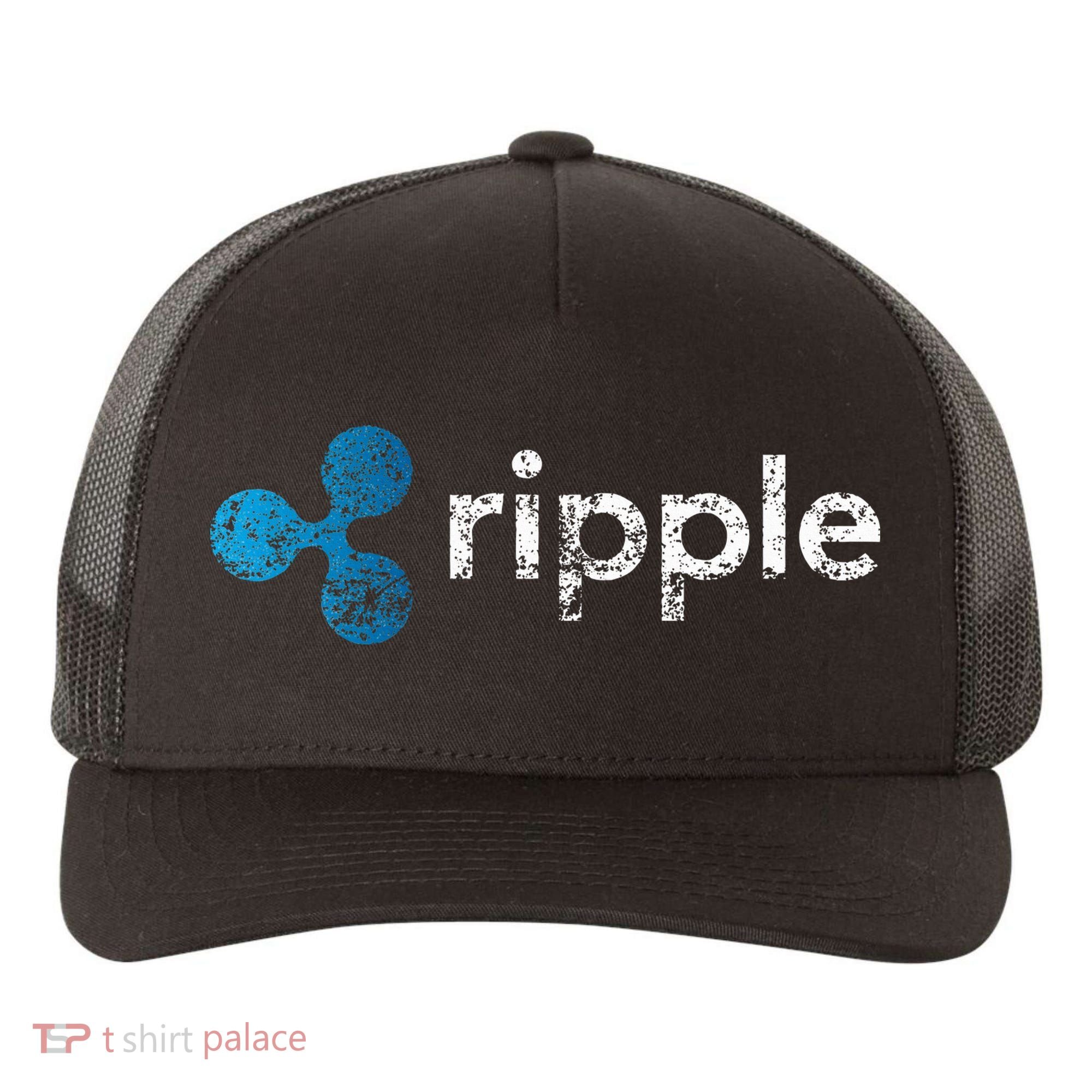 Ripple Logo Crypto Xrp Coin Hodler Fan Yupoong Adult 5-Panel Trucker Hat