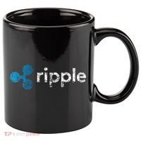 Ripple Logo Crypto Xrp Coin Hodler Fan 11oz C Handle Ceramic Mug thumb 0