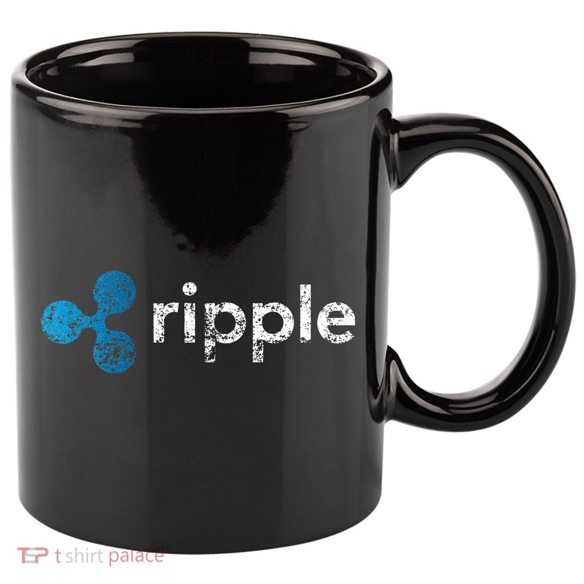 Ripple Logo Crypto Xrp Coin Hodler Fan 11oz C Handle Ceramic Mug