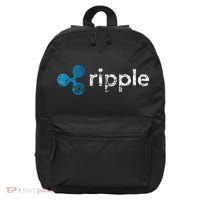 Ripple Logo Crypto Xrp Coin Hodler Fan 16 in Basic Backpack thumb 0