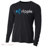 Ripple Logo Crypto Xrp Coin Hodler Fan Cooling Performance Long Sleeve Crew thumb 0