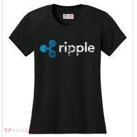 Ripple Logo Crypto Xrp Coin Hodler Fan Women's Cooling Performance Crew T-Shirt thumb 0