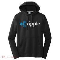 Ripple Logo Crypto Xrp Coin Hodler Fan Performance Fleece Hoodie thumb 0