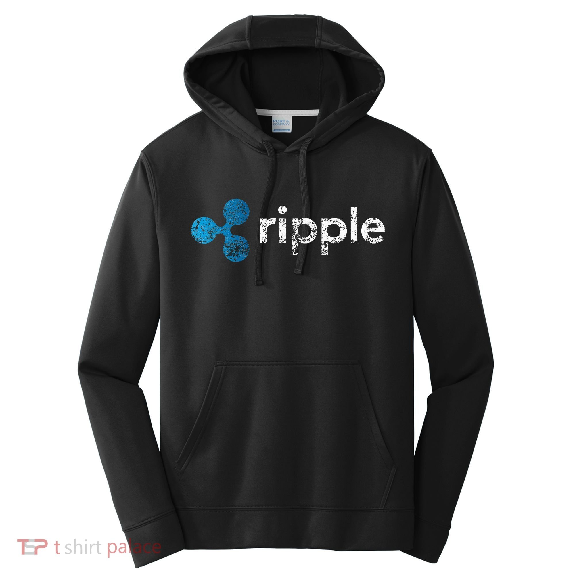 Ripple Logo Crypto Xrp Coin Hodler Fan Performance Fleece Hoodie