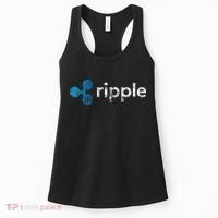 Ripple Logo Crypto Xrp Coin Hodler Fan Women's Tank Top thumb 0
