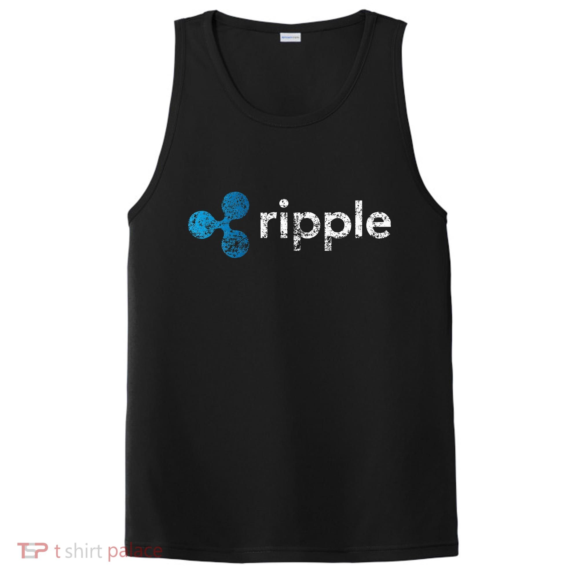 Ripple Logo Crypto Xrp Coin Hodler Fan PosiCharge Competitor Tank