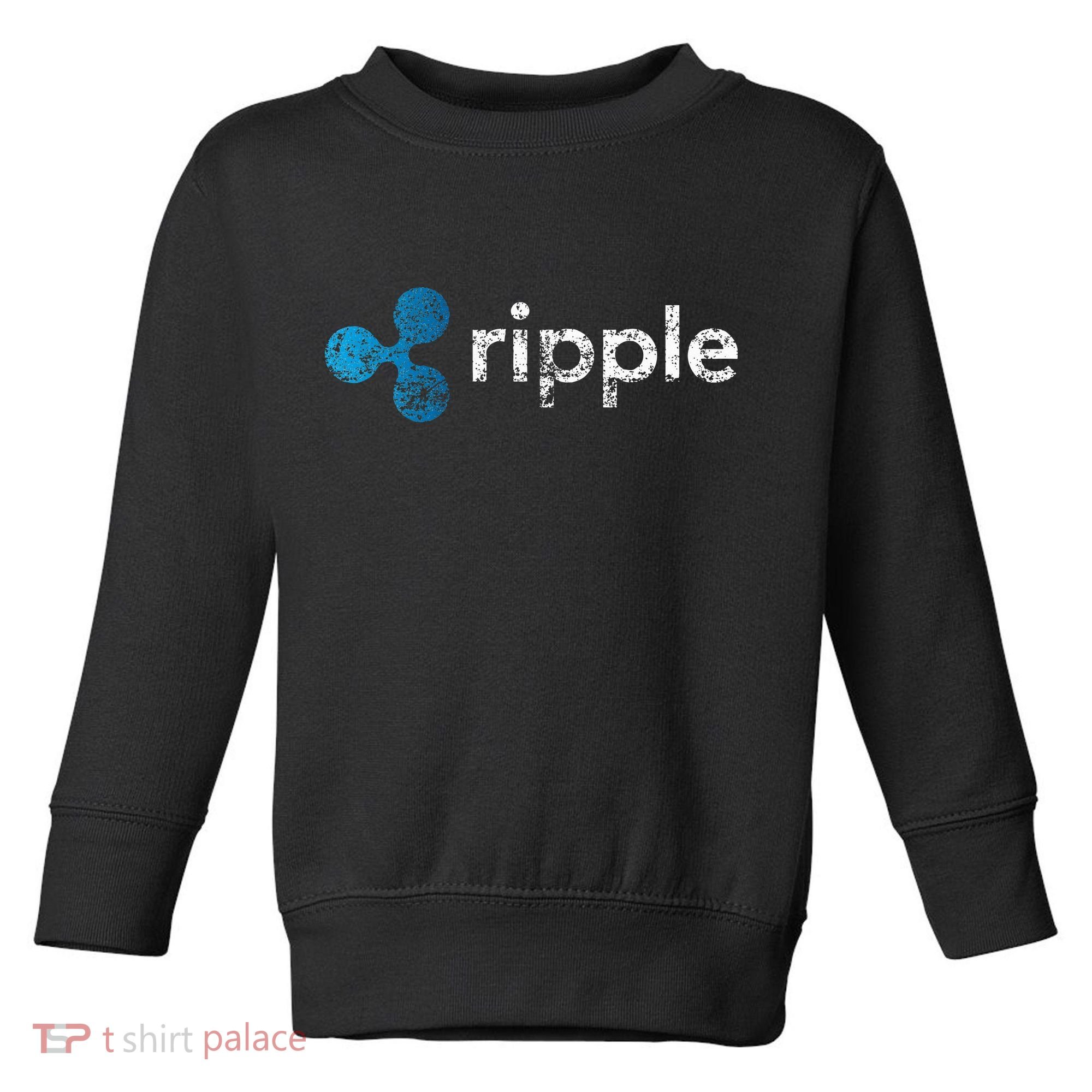 Ripple Logo Crypto Xrp Coin Hodler Fan Toddler Sweatshirt
