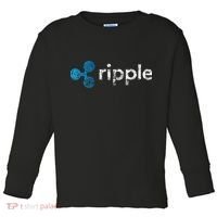 Ripple Logo Crypto Xrp Coin Hodler Fan Toddler Long Sleeve Shirt thumb 0