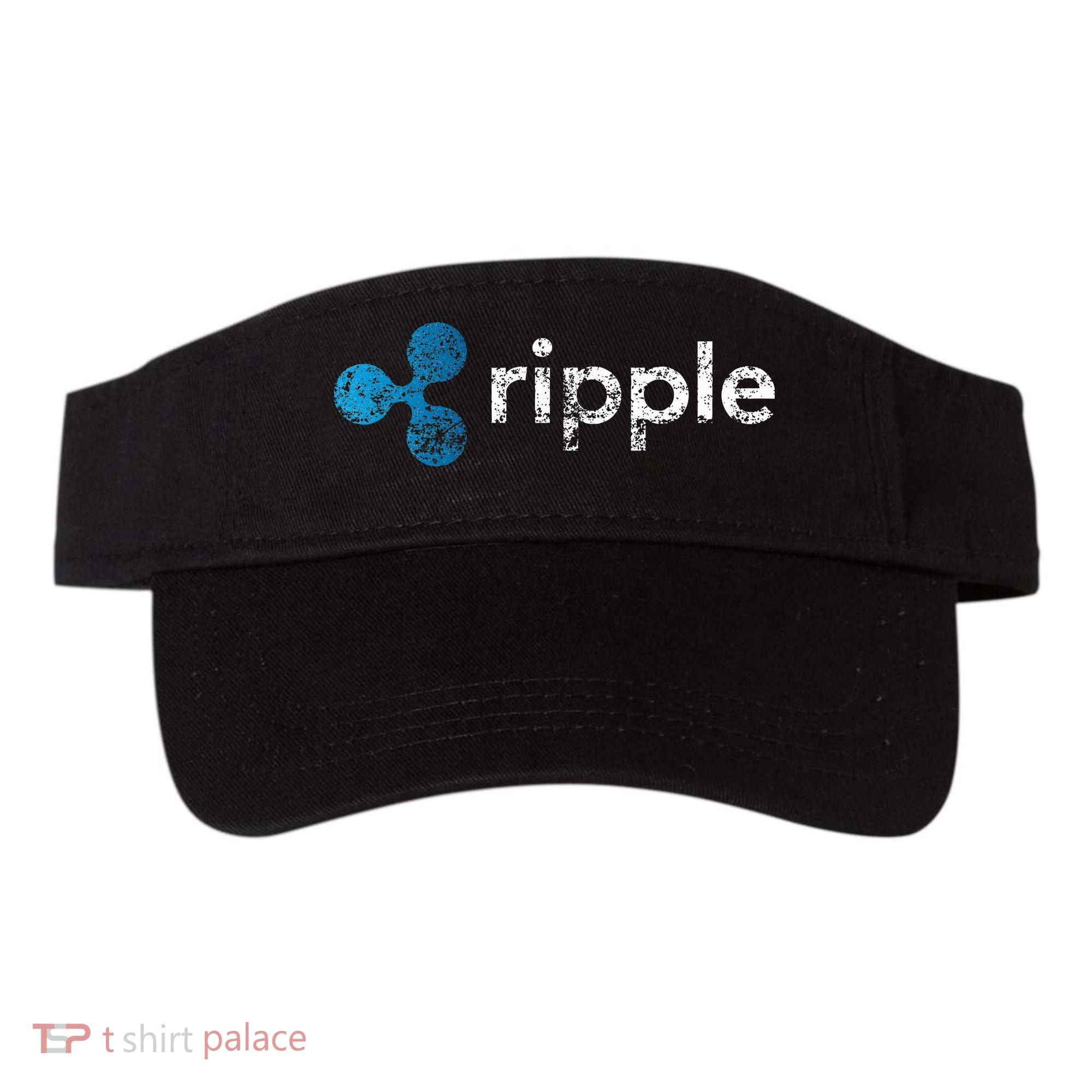 Ripple Logo Crypto Xrp Coin Hodler Fan Visor