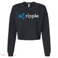 Ripple Logo Crypto Xrp Coin Hodler Fan Cropped Pullover Crew thumb 0