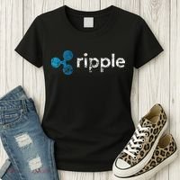 Ripple Logo Crypto Xrp Coin Hodler Fan Women's T-Shirt thumb 3