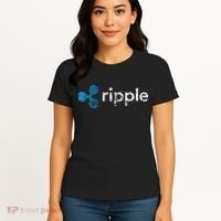 Ripple Logo Crypto Xrp Coin Hodler Fan Women's T-Shirt thumb 4