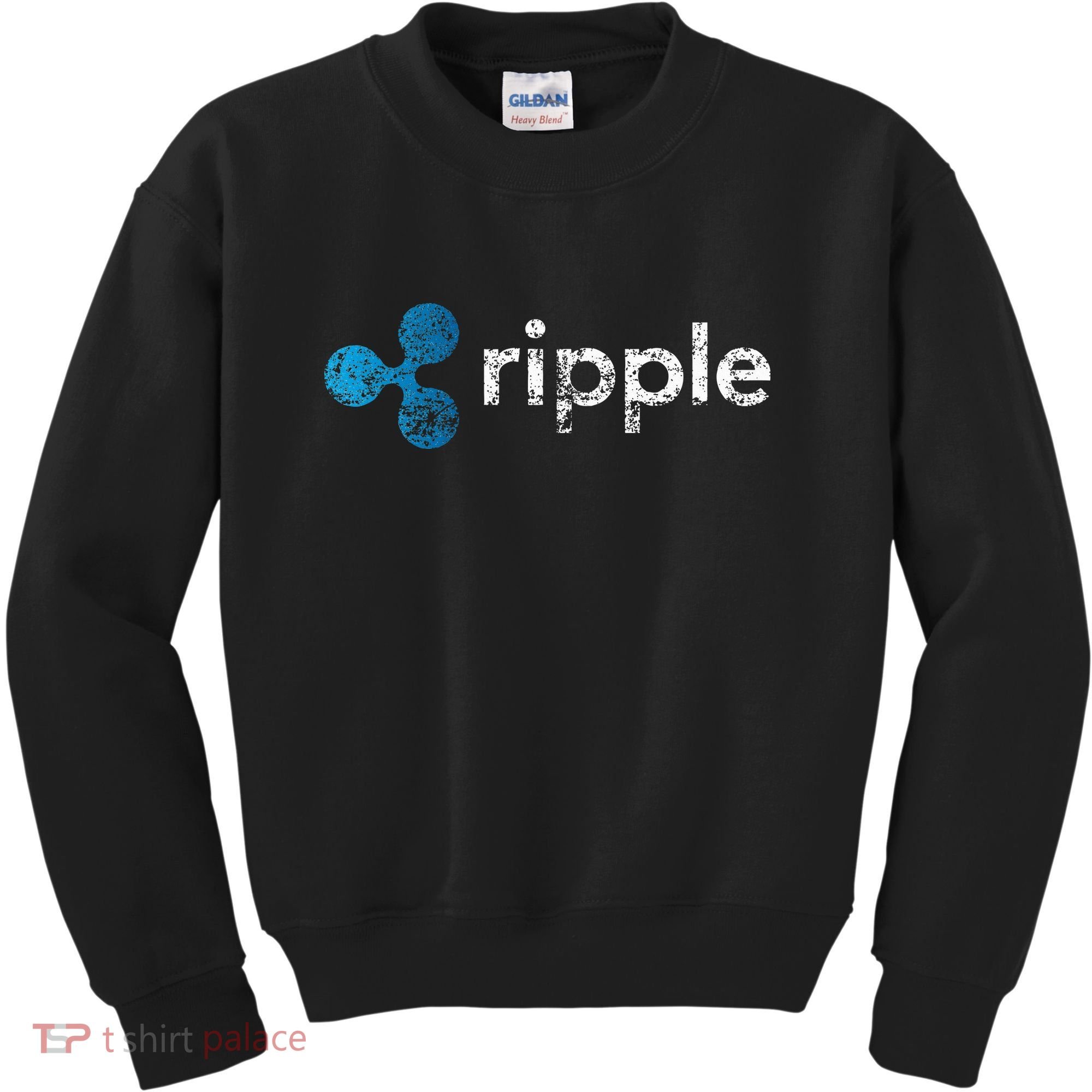 Ripple Logo Crypto Xrp Coin Hodler Fan Kids Sweatshirt