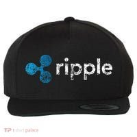 Ripple Logo Crypto Xrp Coin Hodler Fan Wool Snapback Cap thumb 0