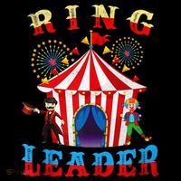 Ring Leader Costume Circus Staff Carnival Kids Colorblock Raglan Jersey thumb 2