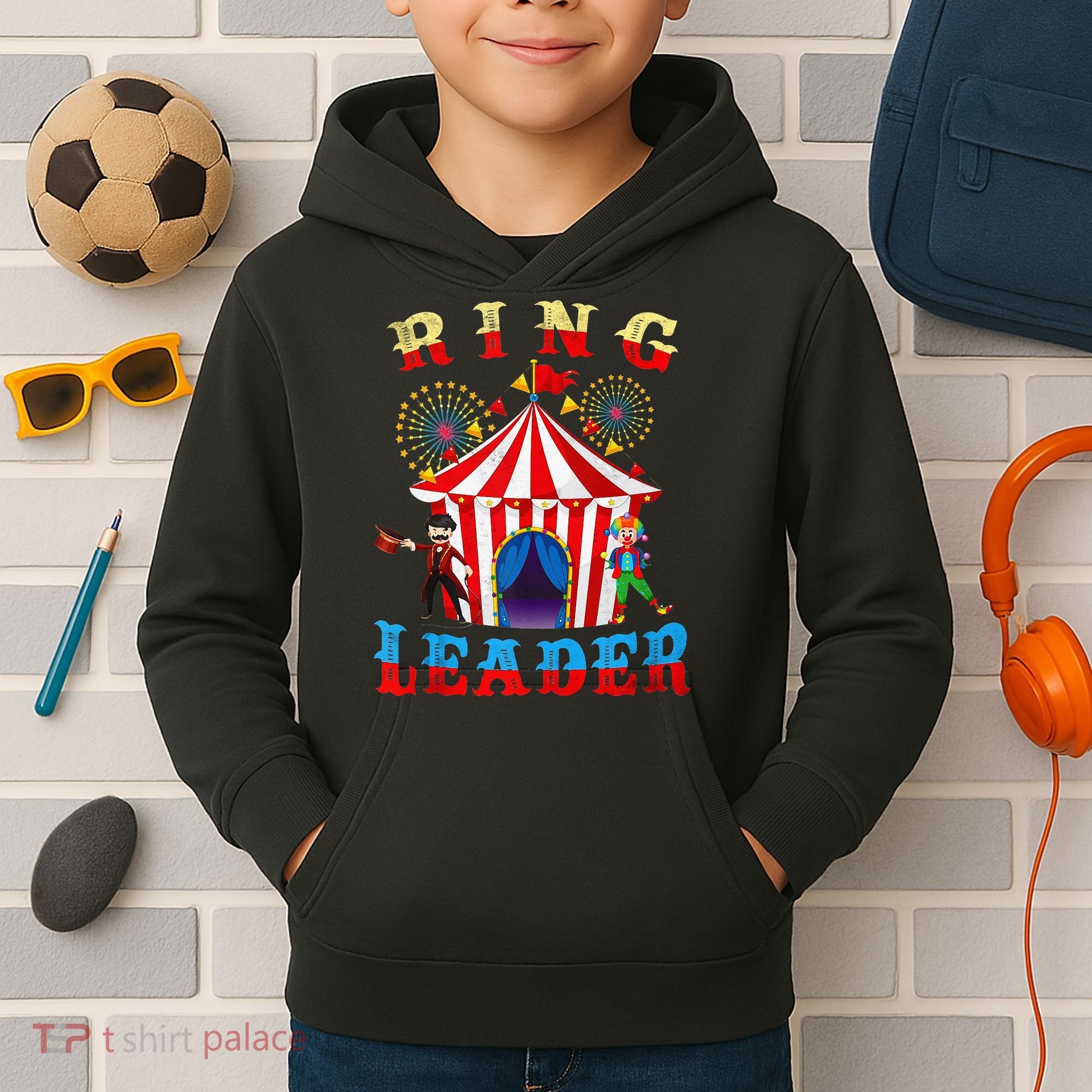 Ring Leader Costume Circus Staff Carnival Kids Hoodie