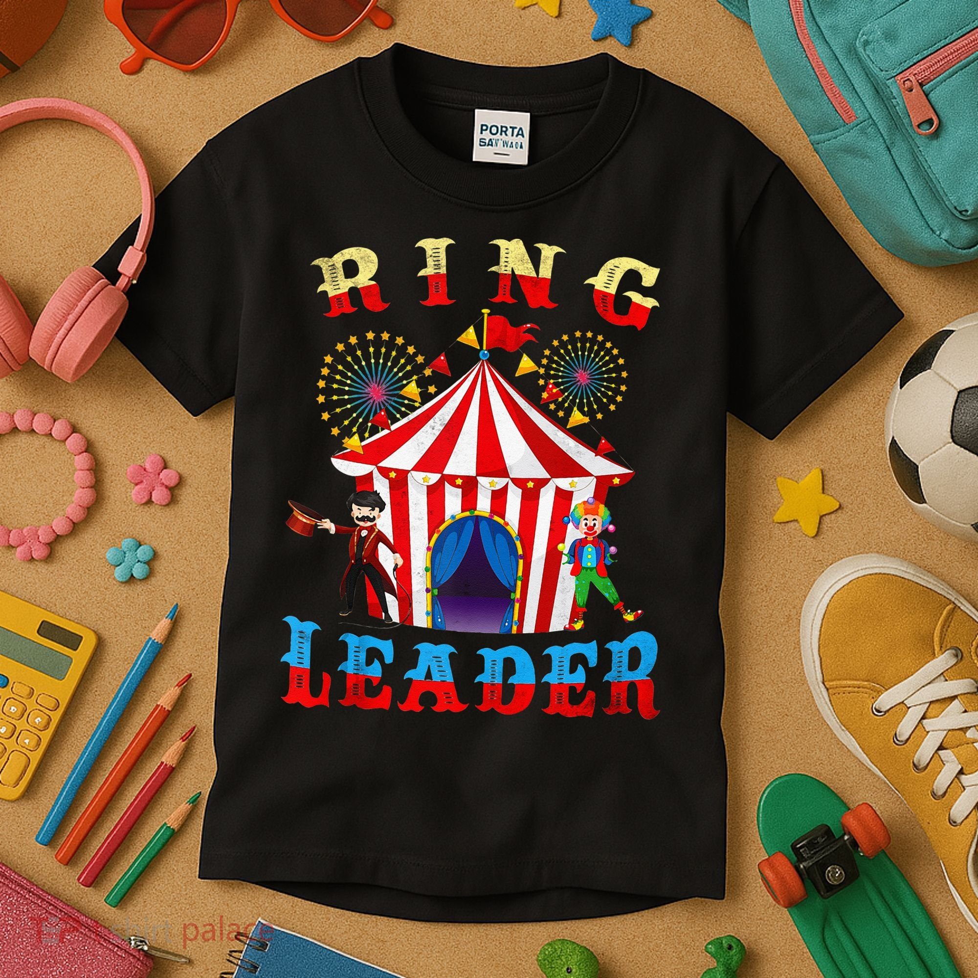 Ring Leader Costume Circus Staff Carnival Kids T-Shirt