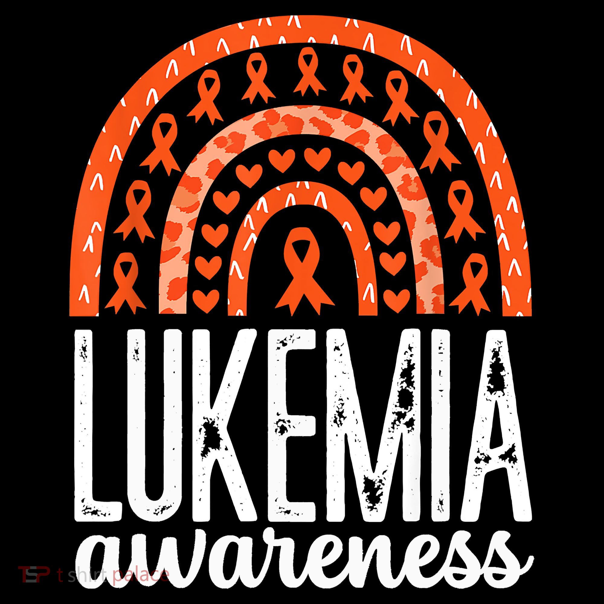 Rainbow Leukemia Cancer Awareness Month Orange Ribbon Coffee Mug